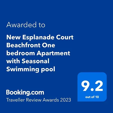 New Esplanade Court Beachfront One Bedroom With Free Parking And Seasonal Swimming Pool Apartment